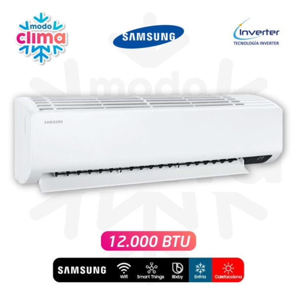 Aire Acondicionado Samsung Inverter wind free 12000 BTU