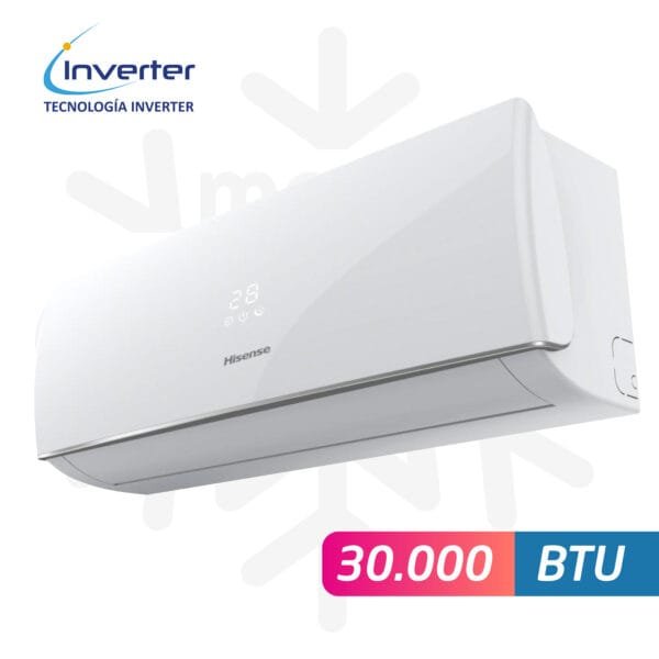 Aire Acondicionado Hisense Inverter  Brisa 30000 BTU