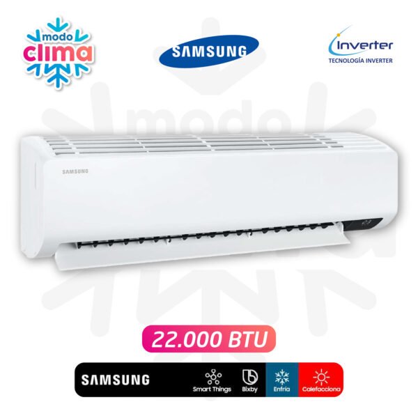 Aire Acondicionado Samsung Inverter wind free 22000 BTU