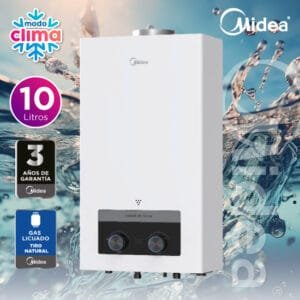 Calefont Midea Tiro Natural de 10 litros
