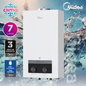 Calefont Midea Tiro Natural de 7 litros